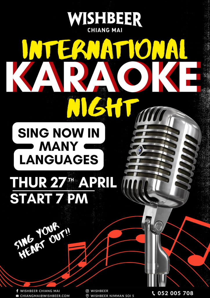 International Karaoke Night at Wishbeer Chiang Mai